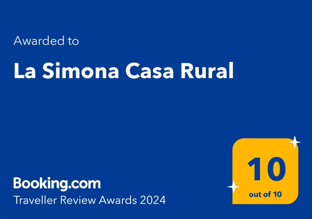 La Simona Casa Rural Perales del Puerto Bagian luar foto